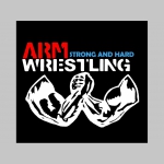 Arm Wrestling - Strong and Hard  hrubá maskáčová mikina na zips s kapucou vzor Nightcamo-Nočný maskáč "Splinter"